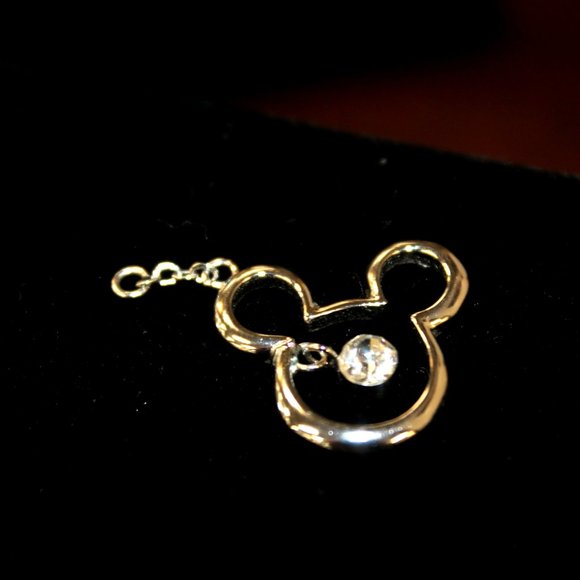 Silver Mickey Mouse Silhouette Pendant - Picture 2 of 4